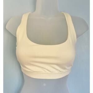 Victoria's Secret Sports Bra Bralette Medium Yellow